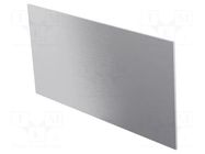 Front panel; for enclosures; aluminium ITALTRONIC