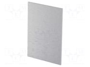 Rear panel; for enclosures; aluminium ITALTRONIC