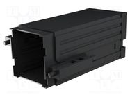 Enclosure: enclosure base; X: 48mm; Y: 48mm; Z: 100mm; PPO; black ITALTRONIC