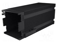 Enclosure: enclosure base; X: 72mm; Y: 72mm; Z: 156mm; PPO; black ITALTRONIC