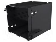 Enclosure: enclosure base; X: 96mm; Y: 96mm; Z: 100mm; PPO; black ITALTRONIC