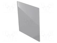 Front panel; for enclosures; polycarbonate ITALTRONIC