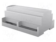 Enclosure: for DIN rail mounting; Y: 90.5mm; X: 142.3mm; Z: 62mm ITALTRONIC