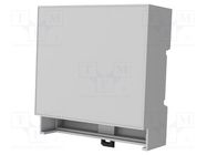 Enclosure: for DIN rail mounting; Y: 90mm; X: 87.7mm; Z: 32mm; grey ITALTRONIC