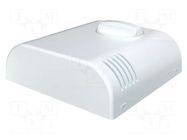 Enclosure: wall mounting; X: 80mm; Y: 80mm; Z: 25mm; ABS; white ITALTRONIC