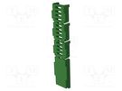 Stopper; 17.5 Railbox Vertical & Multilevel; green ITALTRONIC