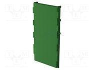 Stopper; 45 Railbox Multilevel; green ITALTRONIC