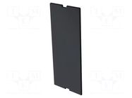 Internal panel; 37.5 Railbox Compact Vertical; dark grey ITALTRONIC