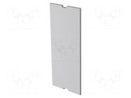 Internal panel; 37.5 Railbox Compact Vertical; grey ITALTRONIC