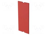 Internal panel; 37.5 Railbox Compact Vertical ITALTRONIC