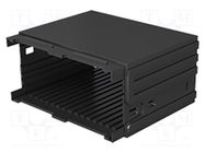 Enclosure: enclosure base; X: 48mm; Y: 96mm; Z: 57mm; PPO; black ITALTRONIC