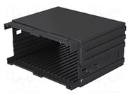 Enclosure: enclosure base; X: 48mm; Y: 96mm; Z: 100mm; PPO; black ITALTRONIC