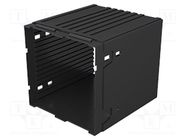 Enclosure: enclosure base; X: 96mm; Y: 96mm; Z: 75mm; PPO; black ITALTRONIC