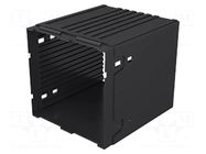 Enclosure: enclosure base; X: 96mm; Y: 96mm; Z: 100mm; PPO; black ITALTRONIC