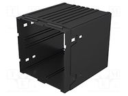 Enclosure: enclosure base; X: 96mm; Y: 96mm; Z: 100mm; PPO; black ITALTRONIC