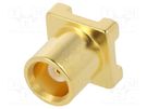 Socket; MCX; female; vertical; 50Ω; SMT; on PCBs; PTFE; gold-plated LINX TECHNOLOGIES