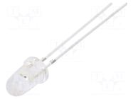 LED; green; 5mm; 30000÷35000mcd; 8°; Front: convex; 2.9÷3.6VDC OPTOSUPPLY
