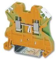 TERMINAL BLOCK, DIN RAIL, 2POS, 12AWG