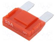 Fuse: fuse; 50A; 32VDC; automotive; 29mm; MAXI; tin alloy ESKA