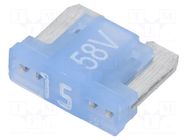 Fuse: fuse; 15A; 58VDC; automotive; 11mm; MINI; tin alloy ESKA