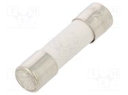 Fuse: fuse; time-lag; 100mA; 250VAC; ceramic,cylindrical; 5x20mm 