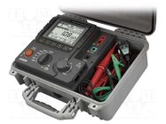 Meter: insulation resistance; LCD; VAC: 30÷600V; VDC: 30÷600V; IP64 KYORITSU