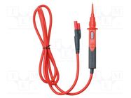 Test lead; Len: 1.5m; red; Features: with remote control switch KYORITSU