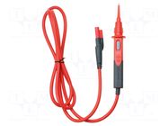 Test lead; Len: 1.5m; red; Features: with remote control switch KYORITSU