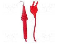 Test lead; Urated: 12kV; Len: 3m; red KYORITSU