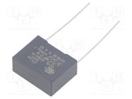 Capacitor: polypropylene; X1; R47 X1; 0.047uF; 18x13.5x7.5mm; THT KEMET