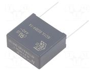 Capacitor: polypropylene; X1; R47 X1; 0.68uF; 1000VDC; 440VAC; THT KEMET