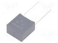 Capacitor: polypropylene; 0.12uF; ESR: 13.26mΩ; THT; ±5%; -55÷110°C KEMET