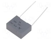 Capacitor: polypropylene; 0.012uF; Uoper: 2kVDC; 700VAC; 2.727A KEMET