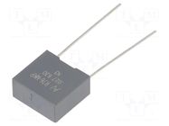 Capacitor: polypropylene; 0.027uF; ESR: 23.58mΩ; THT; ±5%; 3.644A KEMET