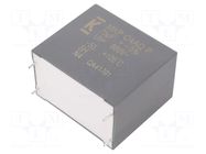 Capacitor: polypropylene; DC-Link; 75uF; Uoper: 600VDC; 28.7A; THT KEMET