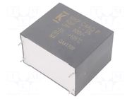 Capacitor: polypropylene; DC-Link; 40uF; Uoper: 900VDC; 25.2A; THT KEMET