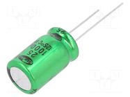 Capacitor: electrolytic; THT; 1000uF; 25VDC; Ø12.5x20mm; ±20%; RB SAMWHA
