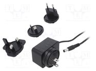 Power supply: switching; mains,plug; 24VDC; 0.5A; 12W; Plug: EU POS