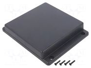 Enclosure: multipurpose; X: 125mm; Y: 125mm; Z: 25mm; TWF; ABS; IP40 TAKACHI