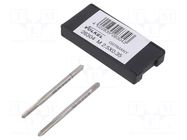 Tap; M2,5; 0.35; L: 40mm; Holder: hand; 2.1mm; Thread: fine thread VÖLKEL