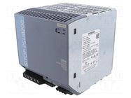 Power supply: switching; for DIN rail; 960W; 48VDC; 20A; IP20 SIEMENS