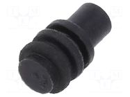 Sealing pin; 4.14mm; Application: sealed connectors; black TE Connectivity