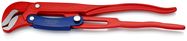 KNIPEX 83 60 015 Pipe Wrench S-Type with fast adjustment red powder-coated 420 mm
