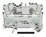 TERMINAL BLOCK, DIN RAIL, 2POS, 12AWG