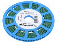 Markers; Marking: 5; 2.5÷5mm; PVC; green; -30÷80°C; leaded; CLI C WEIDMÜLLER