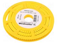 Markers; Marking: 7; 4÷10mm; PVC; yellow; -30÷80°C; leaded; CLI C WEIDMÜLLER