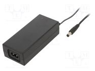 Power supply: switching; 12VDC; 5A; Out: 5,5/2,1; 60W; 90÷264VAC POS