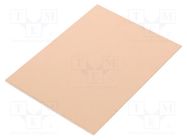 Laminate; FR4,epoxy resin; 1.6mm; L: 75mm; W: 100mm; Coating: copper RADEMACHER