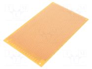 Board: universal; single sided,prototyping; W: 160mm; L: 100mm RADEMACHER