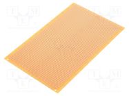 Board: universal; single sided,prototyping; W: 160mm; L: 100mm 